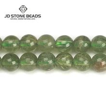 Натуральный зеленый Апатит полудрагоценный камень Модный ледяной Апатит драгоценный камень ручной работы Украшение Колье аксессуар для изготовления ювелирных изделий