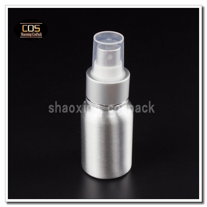 50PCS 30ml matt silver aluminum bottle with mist pump 1 ounce cosmetic tins 30 ml metal spray | Красота и здоровье