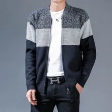 Мужские осенние зимние свитера, новая модная мужская верхняя одежда, кардиган, зимний мужской свитер, толстые теплые свитера, Размер 3XL