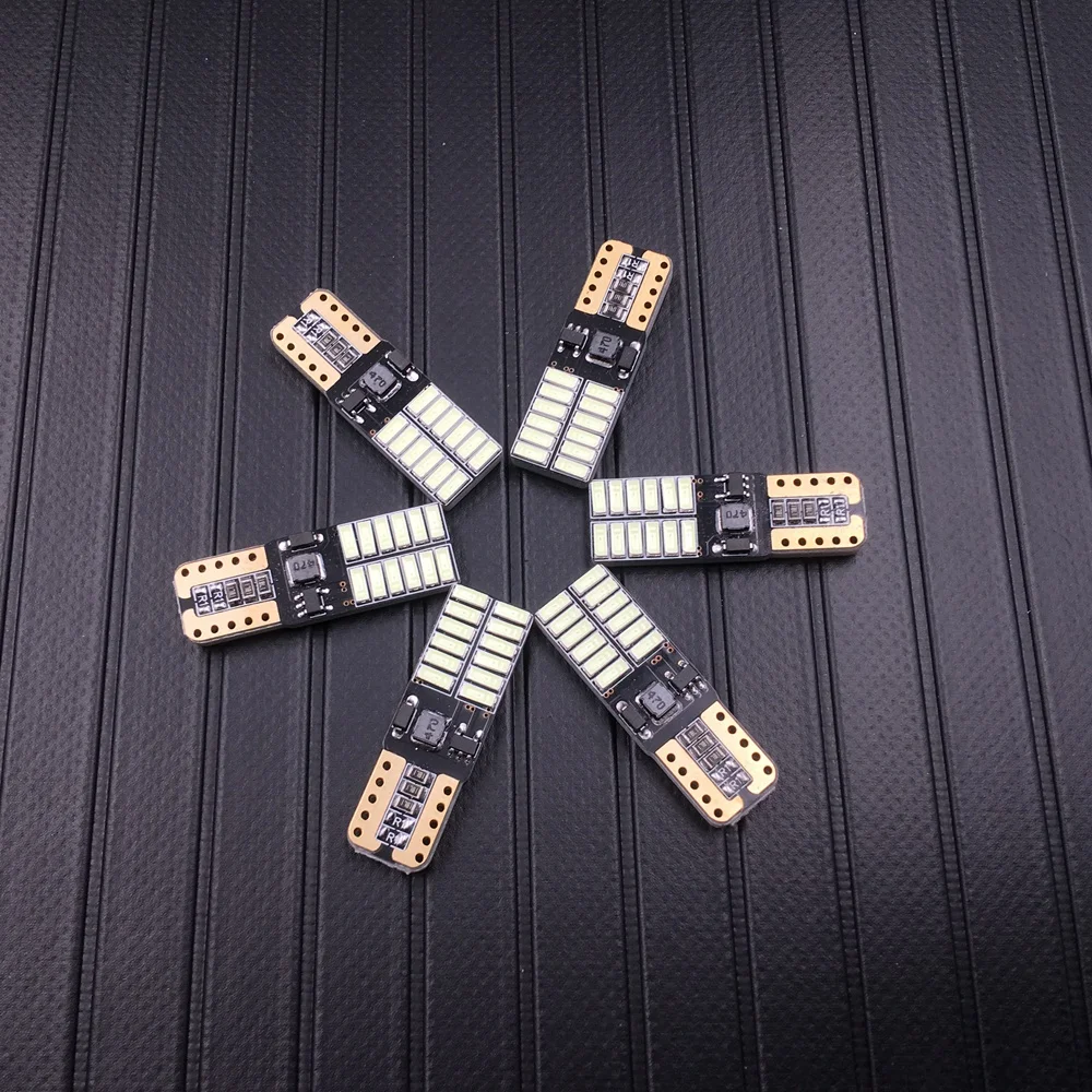 6x T10 4014 24SMD W204 автомобильный сигнальный задний запасной светодиодный светильник