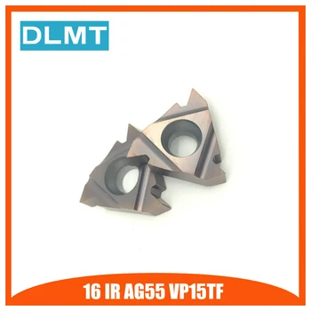 

MMT 16IR AG55 VP15TF 10PCS External Turning Tools Carbide insert Lathe cutter Tool Tokarnyy turning insert