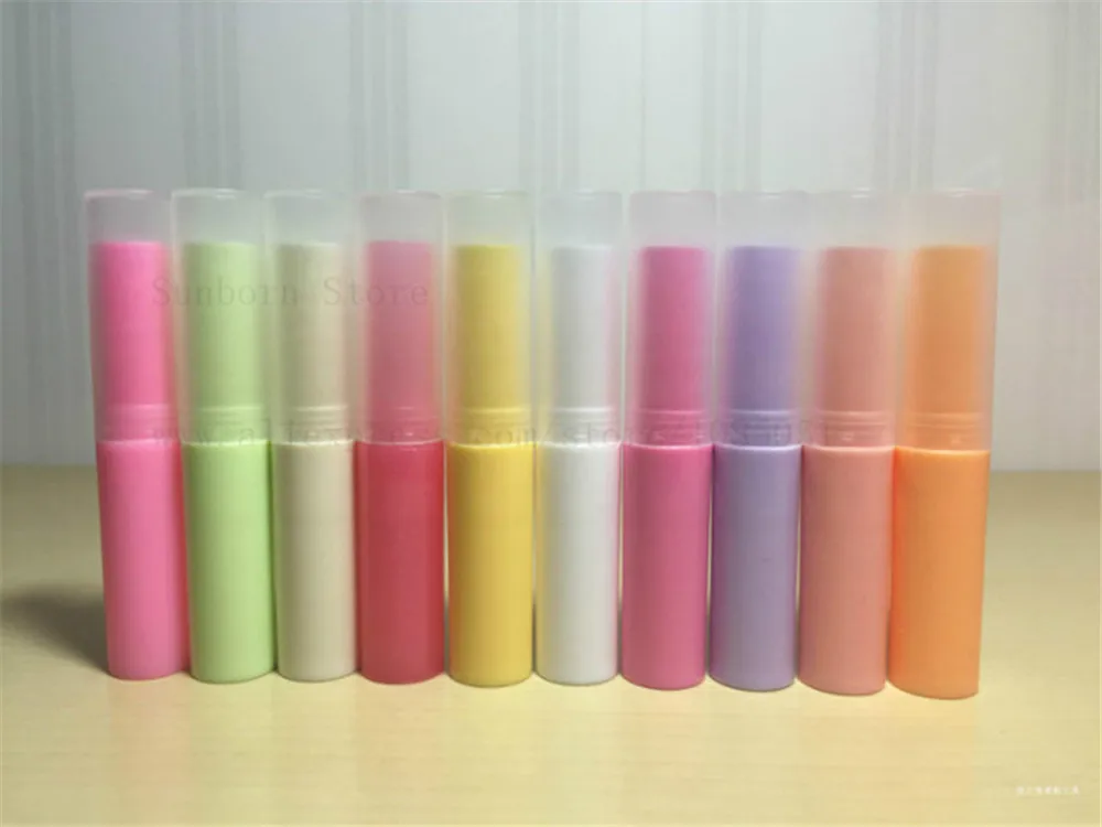5pcs 5ml Multicolor Lipstick Tube Lip Balm Containers Empty Cosmetic Lotion Container Glue Stick Travel Bottle | Красота и здоровье