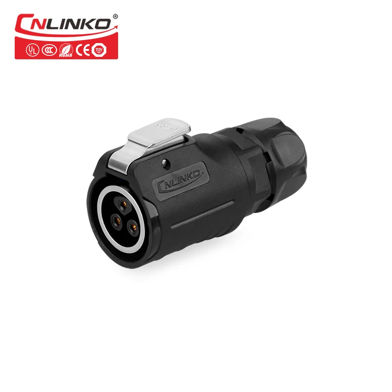 CNLINKO M16 3 Pin IP67 водонепроницаемый AC/DC разъем для промышленности Электрический