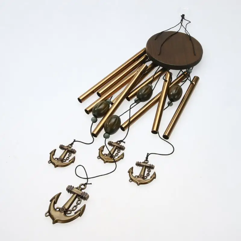 

Wind Chimes 62cm Antirust Copper Carillon Lovely Outdoor Living Yard Garden Decorations Birthday Gifts to Friends 9 Tubes Bells