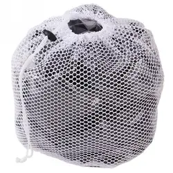 Bolsas de malla de lavandería con cordón, red de ahorro de ropa, bolsa de lavado de malla fuerte, bolsa de red gruesa, paquete de ayuda de sujetador de lavandería