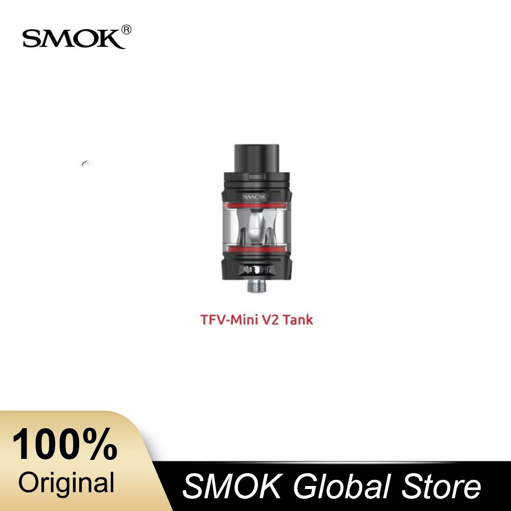 

Original Smok TFV-Mini V2 Atomizer 2ml Capacity Mioni V2 S1 S2 Replacement Core Electronic Cigarettes Morph Tank VS Tfv8 Baby V2