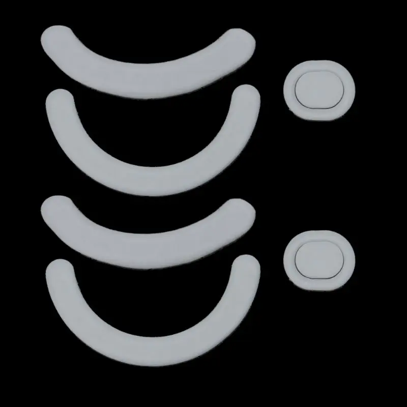 2 Sets/pack Tiger Gaming Mouse Feet Mouse Skate For G403 G603 G703 Laser Gaming White Glides Curve