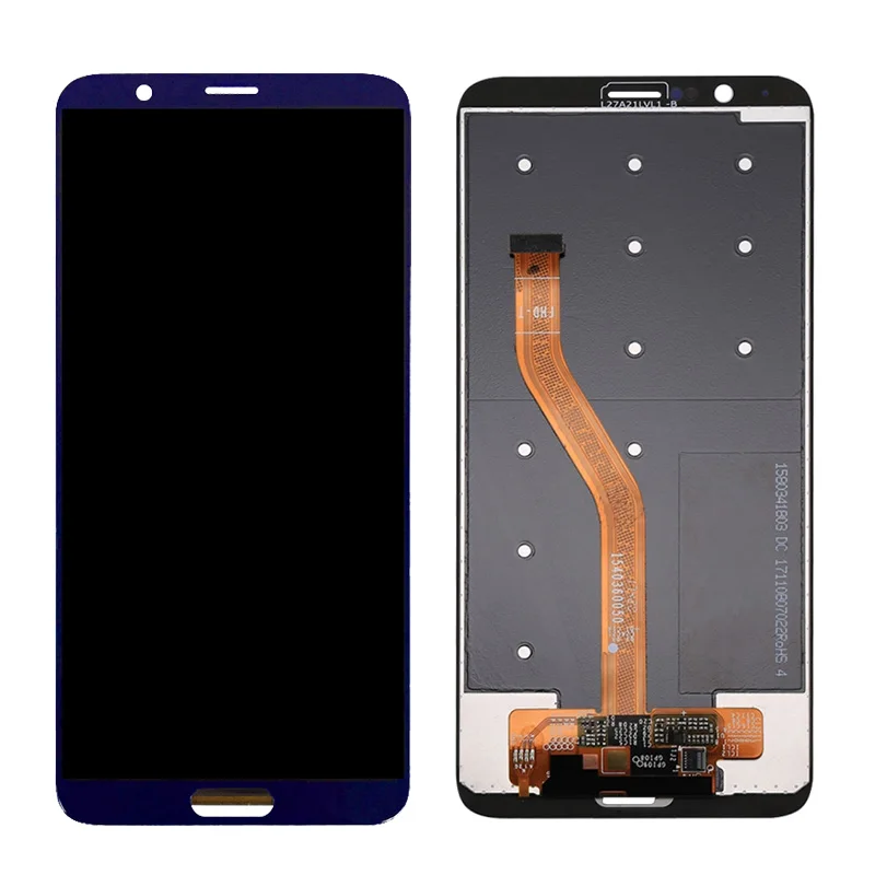 Ceny Wyświetlacz LCD do Huawei Honor V10 wyświetlacz oryginalny z Fingerpint ekran dotykowy zgromadzenie dla Honor widok 10 rama LCD BKL AL00 BKL AL20