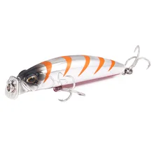 Retail A+ fishing lures 2018 Sizzling-selling 80mm/10g slim measurement minnow crank popper penceil bait good high quality
