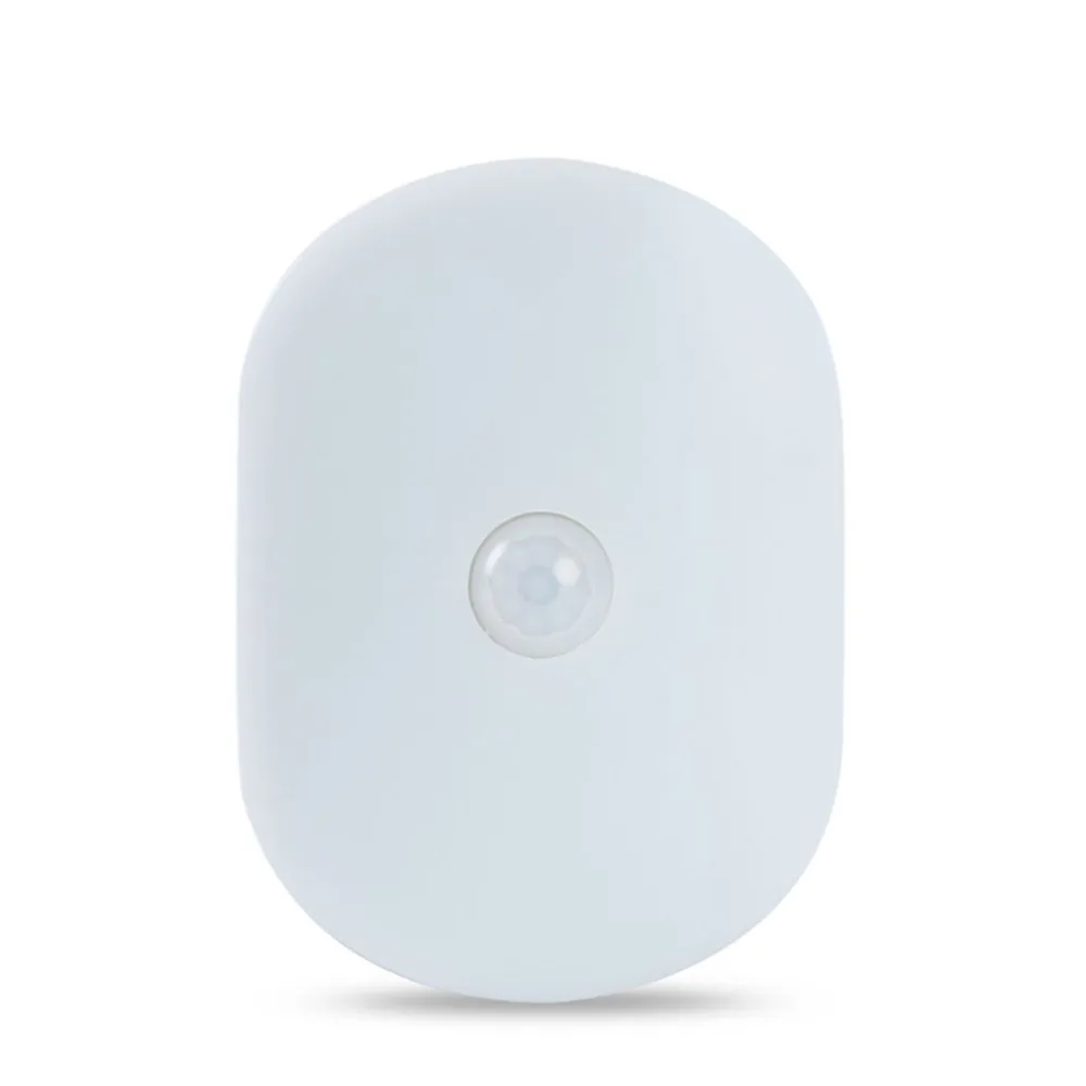 2PCS Round Touch Sensor 6LED Night Light Cabinet 3*AAA Battery Operated Wall Lamp for Hallway Pathway Staircase - Цена: 