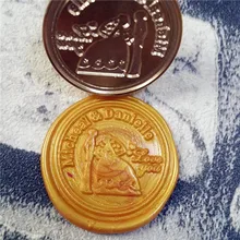 Индивидуальный заказ изображения специальная печать воск запечатывание напечатанное Свадебное приглашение ретро старинный штамп