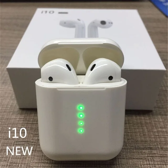 

Original i10 tws Wireless Bluetooth Headsets tws i10 Headphones better than i7s i9 i11 i12 for all iPhoneX/XS MAX and xiaomi