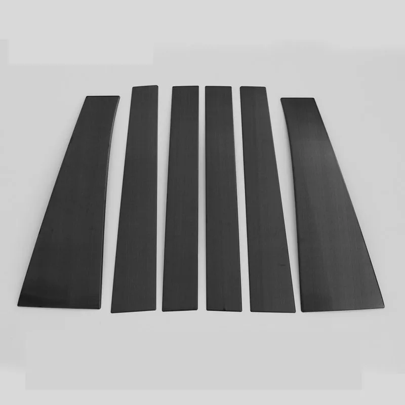 Lsrtw2017 автомобиль-Средства для укладки волос окна автомобиля Средний накладки для toyota sienna 2011 2012 2012 - Название цвета: Черный
