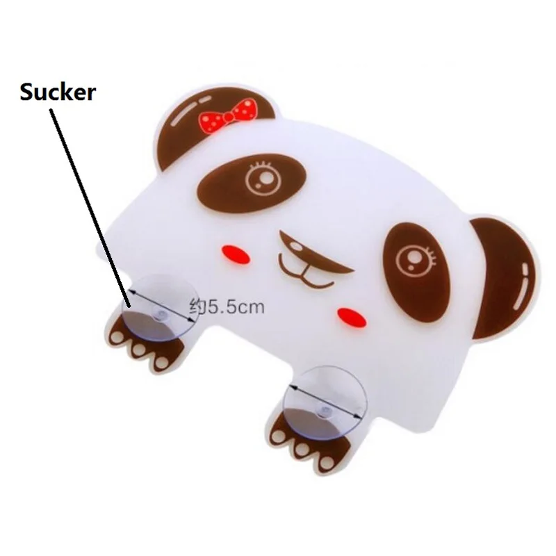 100pcs/lot Cute Panda Sucker Flap Sink Splash Water Impermeable Retaining Plate Splatter Screen Water Wash Basin Kitchen Tools