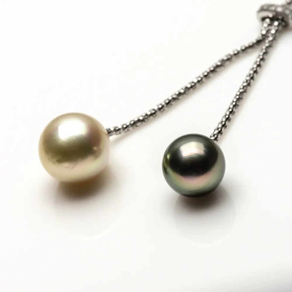 

Free Shipping 10.2-13mm Multicolor South Sea Tahitian Cultured Pearl Long Necklace 925 Silver