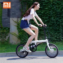 Xiaomi QiCYCLE-EF1 складной электрический велосипед Bluetooth умный электрический велосипед 16 дюймов мини велосипед приложение