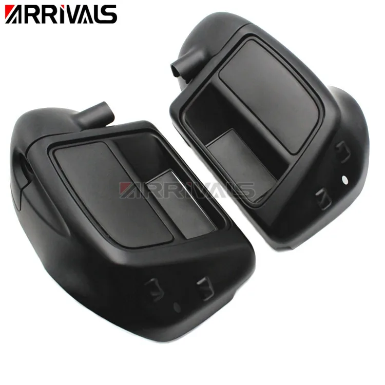 

Motorcycle Black Lower Vented Fairing Leg Warmer Leg Fairing Glove Box for Harley 2014 2015 2016 Touring