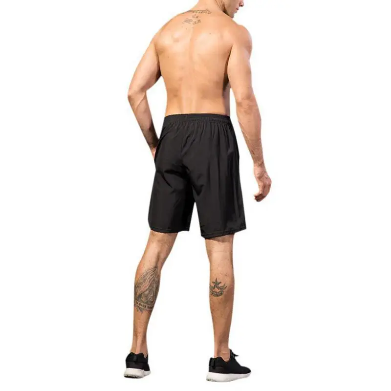 Для мужчин Баскетбол спортивные шорты для бега Для Мужчин's Баскетбол шорты быстросохнущая дышащие однотонные Эластичная лента Спортивная одежда для Для мужчин