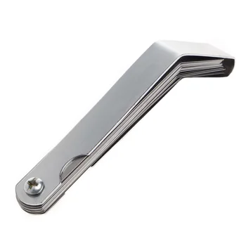 

High Strength Metric 0.020 - 0.019mm Valve Offset Feeler Gauge 16 Blade