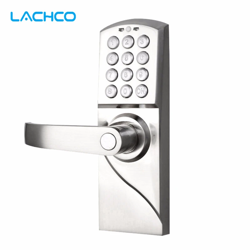 LACHCO электронный кодовый дверной замок цифровая умная клавиатура пароль+ резервный ключ смарт-вход A16070BS