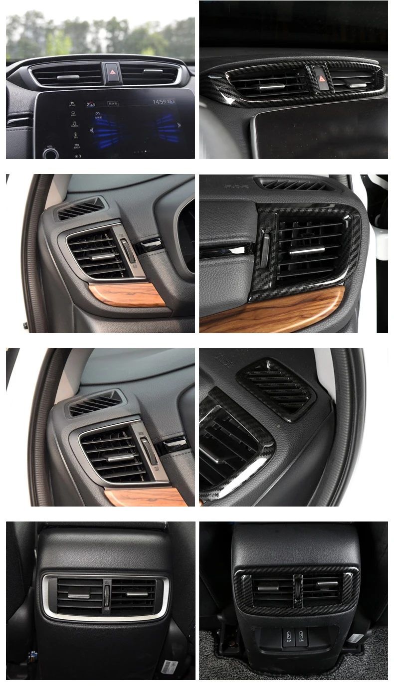 Для Honda CRV2017 украшения интерьерные наклейки центральная консоль украшение Модифицированная приборная панель SMD шестерни панель