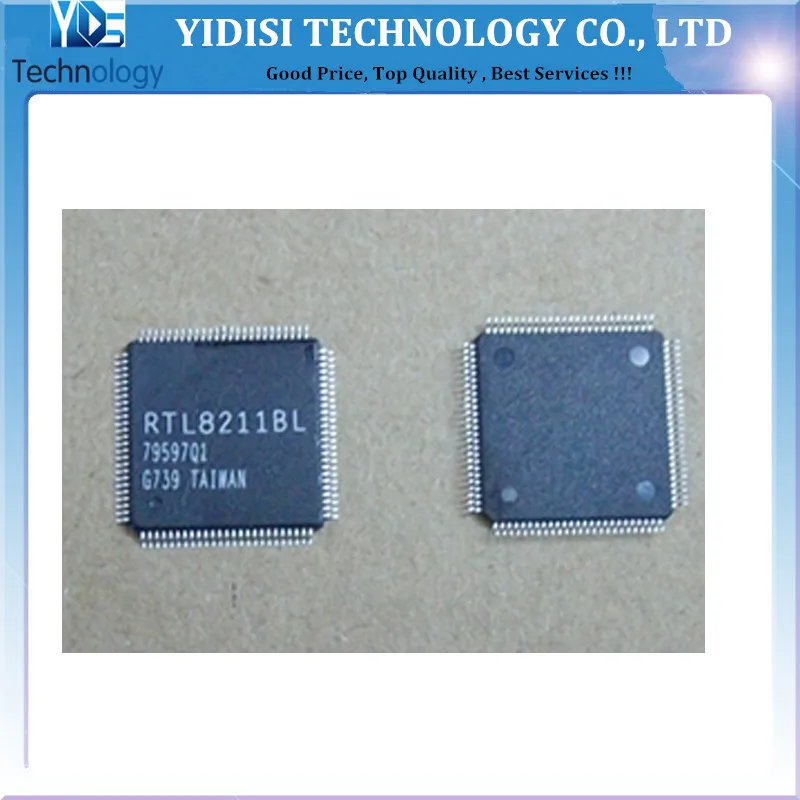 3 unids/lote RTL8211BL GR RTL8211BL QFP 100 Chipset 100% nuevo y ...
