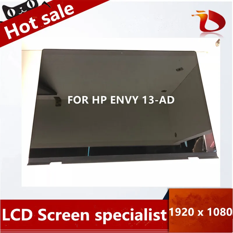 

laptop matrix LCD Display for HP Envy 13-ad 13-ad010ns 13 ad010ns 13.3" non-Touch Screen Assembly FHD 1920 x 1080