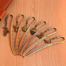 Новые креативные ретро милые животные металлическая Закладка для книг студентов винтажные Bookarks учителя школьные принадлежности для подарков