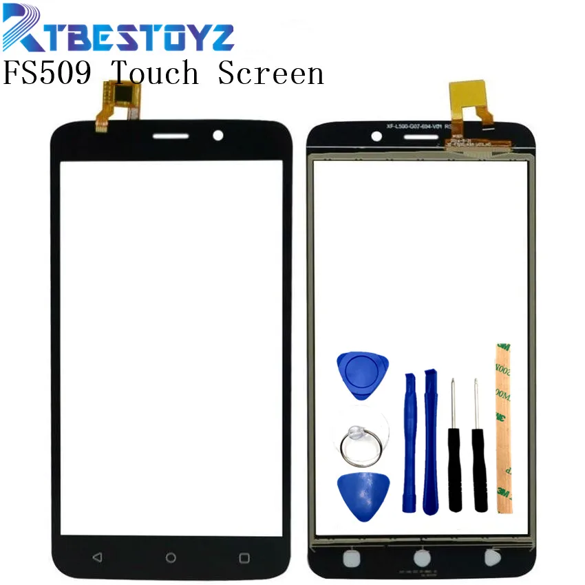 

RTBESTOYZ 5" Black Sensor Screen For FLY FS509 Nimbus 9 FS 509 Touch Screen Digitizer Sensor Screen