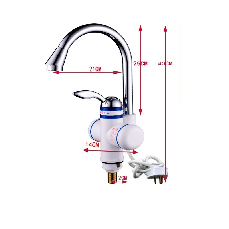 DMWD проточный Электрический водонагреватель Ванная комната Электрический кран для кухни горячей воды Кухня проточный водонагреватель