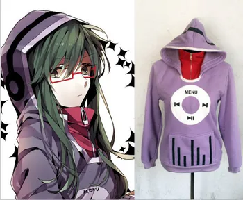 

Anime Kagerou Project MekakuCity Actors Kido Tsubomi Hoodie Cosplay Unisex Fashion Casual Music Coat Anime fleece Hooded Hoodie