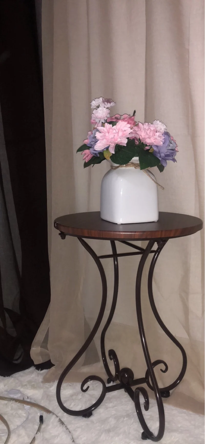 Cheap Nordic ins Coffee Tables garden outdoor table flowers stand Round bedside Tables for Living Room Furniture Home Furniture 9