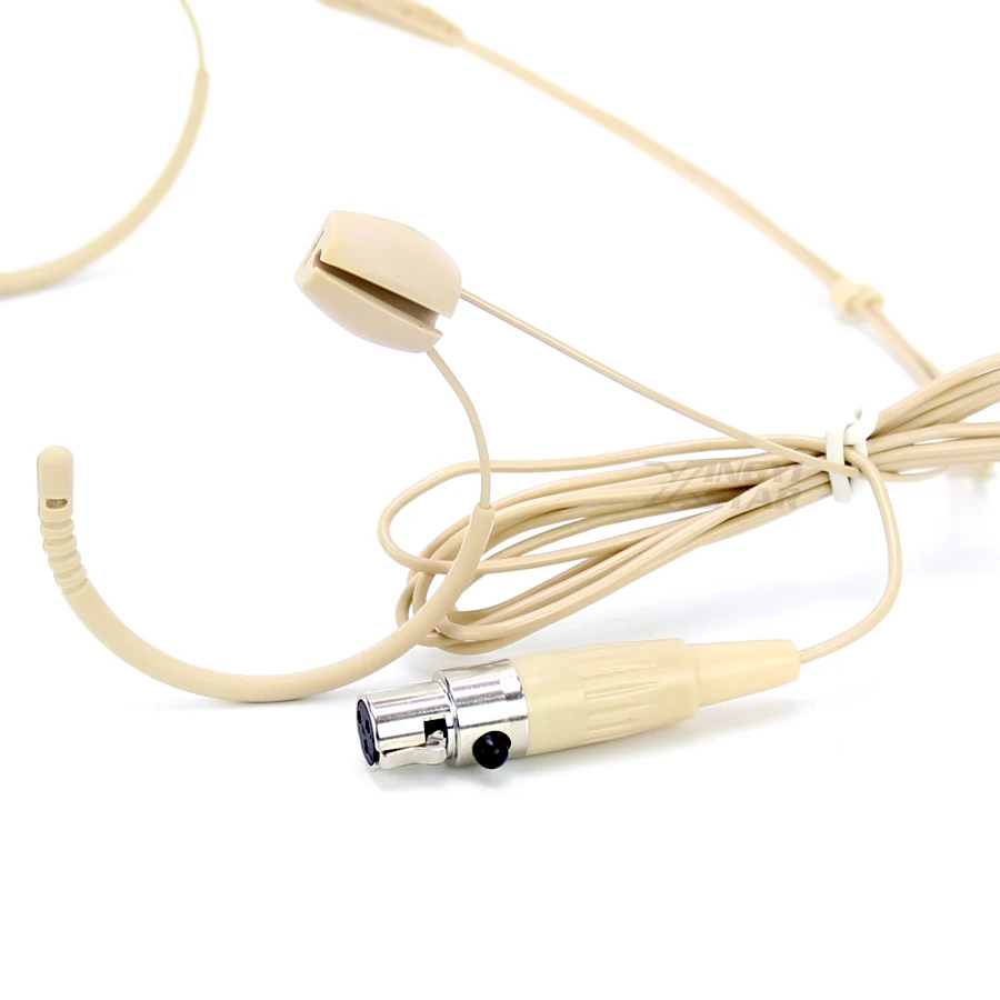 Мини XLR 3 Pin TA3F двойной Заушник гарнитура микрофон головной убор для SAMSON UB7 UR7 CT7 CR88