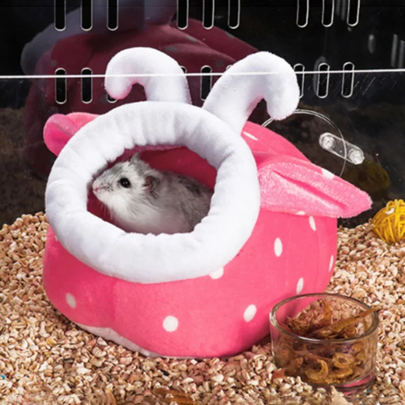 

Pet House Nest Hanging Cage Small Animal Cages Rabbit Hamster Bed Rat Qquirrel Guinea Winter Warm Guinea Pig Hamster