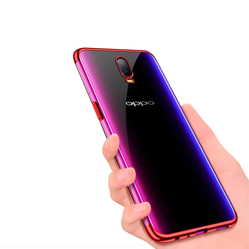 

Newest see through colored mobile phone case cell smartphone cover protector bumper for Oppo reno 10x zoom Find K A R families