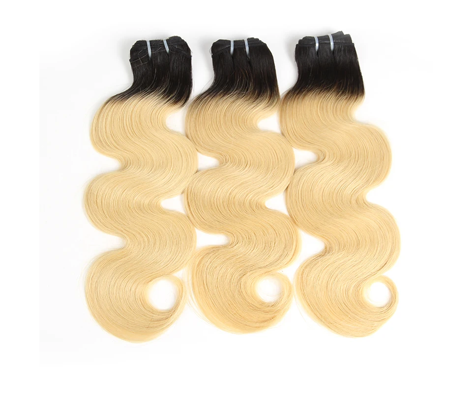  Ali Queen Hair Body Wave Brazilian Virgin Human Hair 1/3/4 Pcs Blonde 613/Natural Black/1b-613 100%