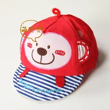 Одежда для новорожденных для мальчиков и девочек Летняя шляпа, бейсбольная кепка, шапка от солнца