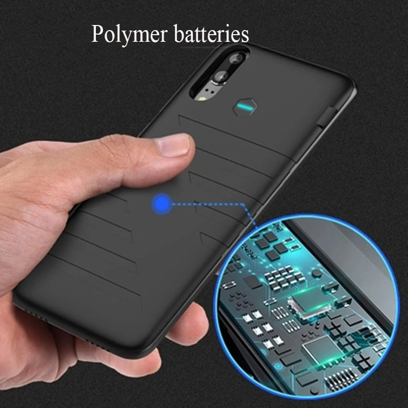 Чехол для телефона с зарядкой от аккумулятора Huawe p20 lite pro Резервное зарядное