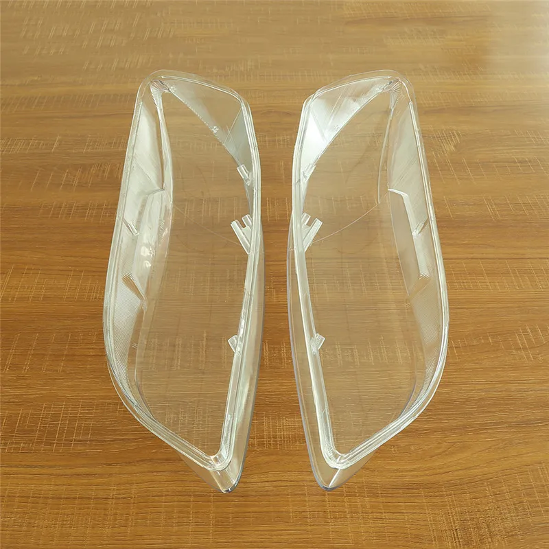 Ceny 1 para lewy + prawy samochód soczewki reflektorów szklana lampa pokrywa abażur Bright Shell Auto akcesoria samochodowe wyczyść dla Mazda 6 2003 2008