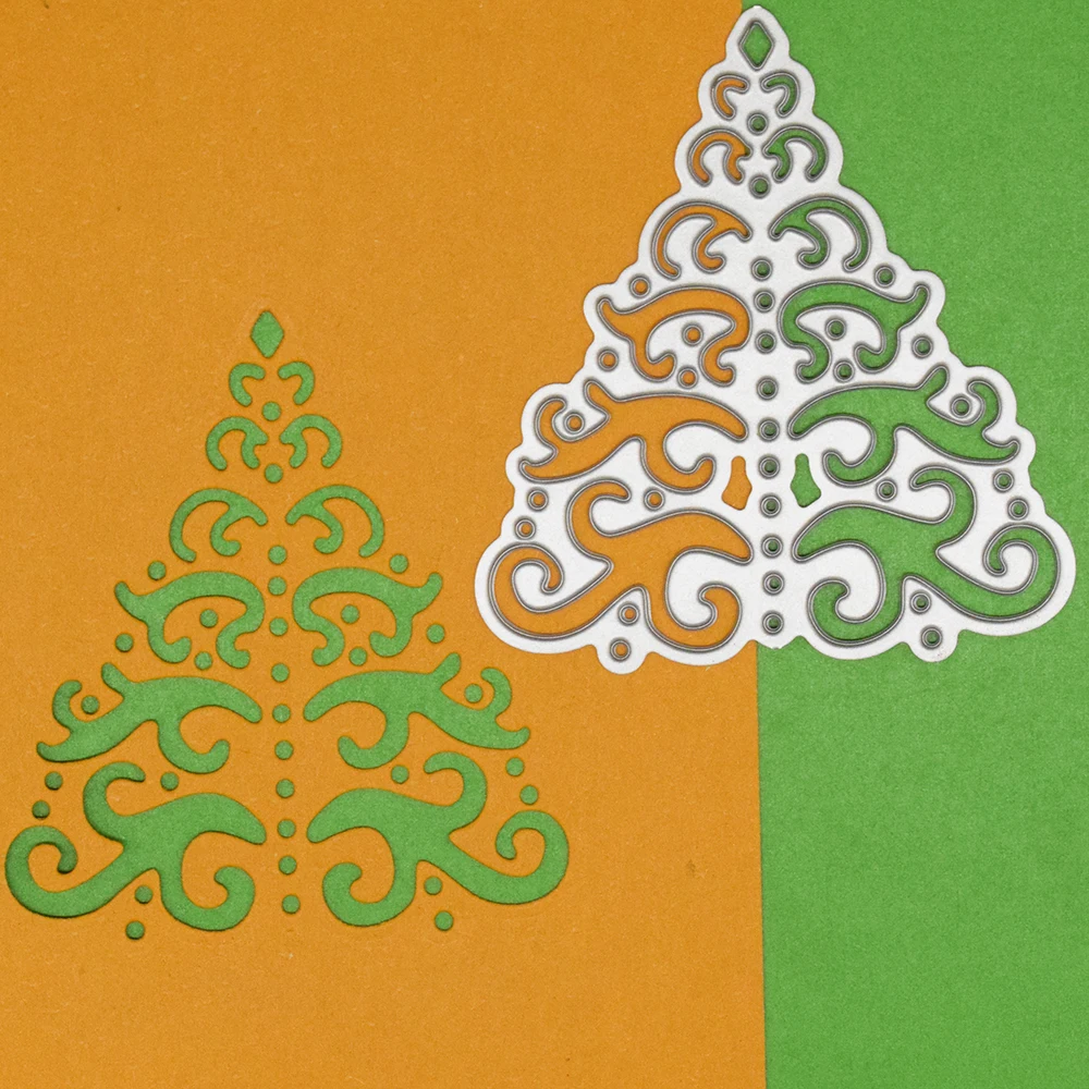 

Christmas Tree Metal Cutting Dies Scrapbooking Dies Cut For Cards Paper DIY Decoration Embossing