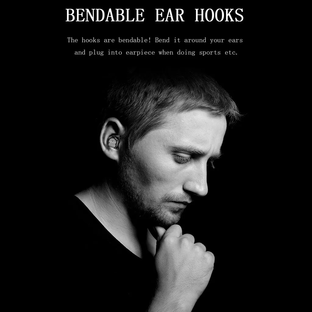 

Bluetooth Headset with Charging Storage 4.2 True Wireless Moving in Ear