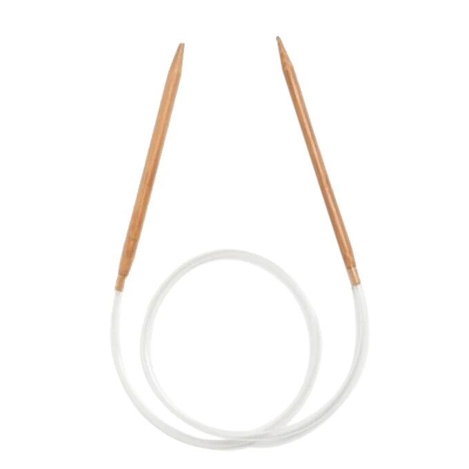 Ostart 18 Pairs 16'' (40cm) Circular Carbonized Bamboo Knitting Kits