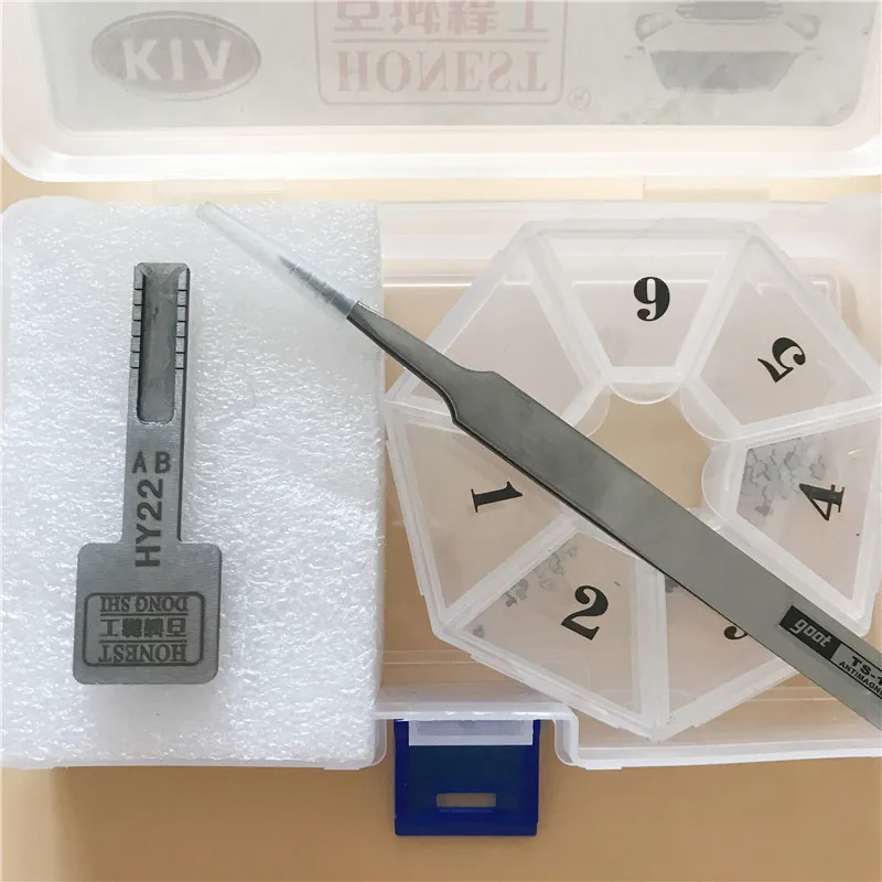 Честный HU101 Ford Focus тип ключа автомобиля аксессуары сочетание инструментов инструмент реструктуризации ключи от машины HU101 ключевым инструментом литье