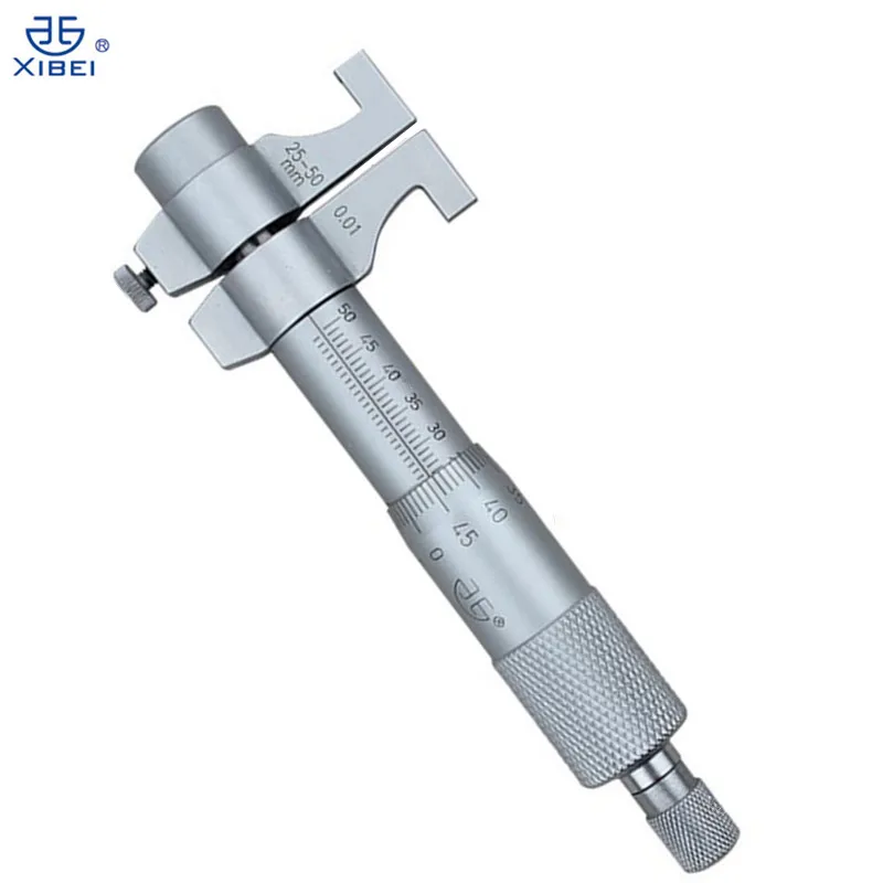 

XIBEI 25-50mm Inside Micrometer Screw Gauge Metric Internal Micrometers Carbide Measuring Tools