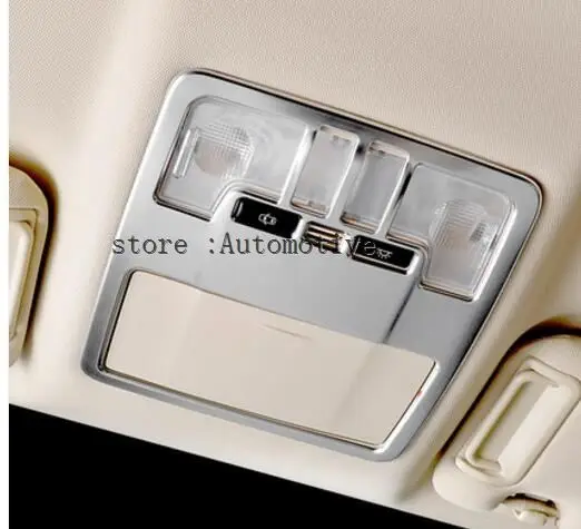 

1 PCS Car NEW chrome Front reading lights decorative light box for TOYOTA the 2015 new HIGHLANDER parts accessories