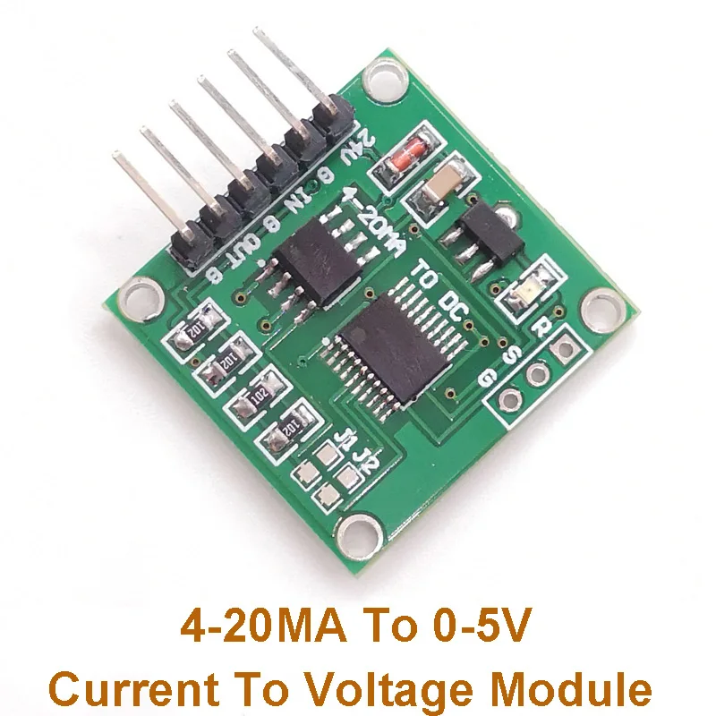 

5pcs/lot Current To Voltage Module 4-20MA To 0-5V Linear Transformation Transmitter Module