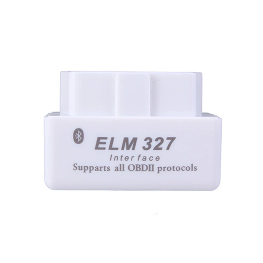 Автомобильный диагностический сканер ELM327 Bluetooth V2.1 OBD2 CAN-BUS тестер поддерживает Android Torque/Symbian работает много автомобилей ELM 327 - Цвет: White