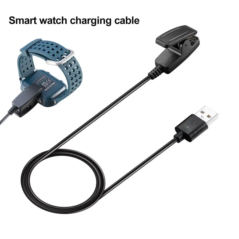 Portable Smart Watch USB Charging Clip Cable for Garmin Vivomove HR