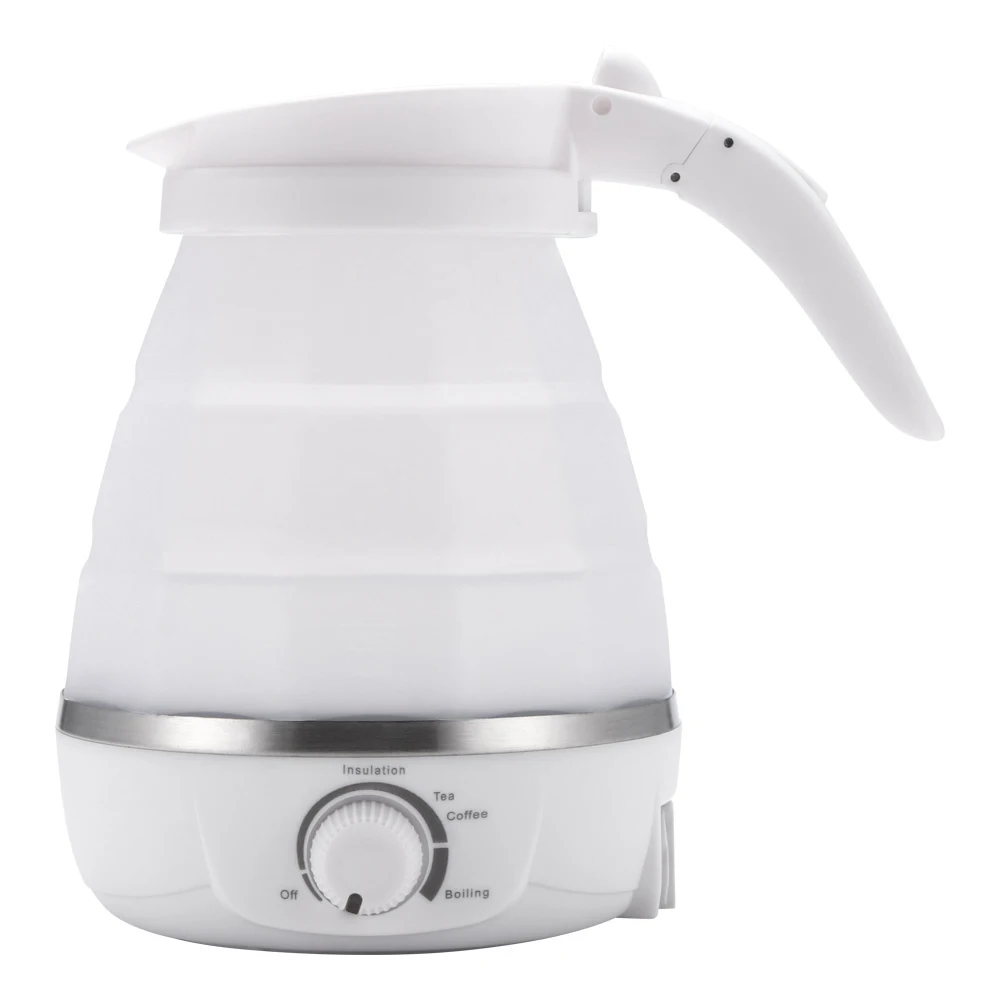 

Travel Kettle Portable Kettle Fast Water Boiling Foods Boils Quickly Silicone Small Collapsible Foldable Electric Sports Bottles