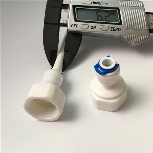Plastic adaptor connector quick fit for flow sensor meter (2)